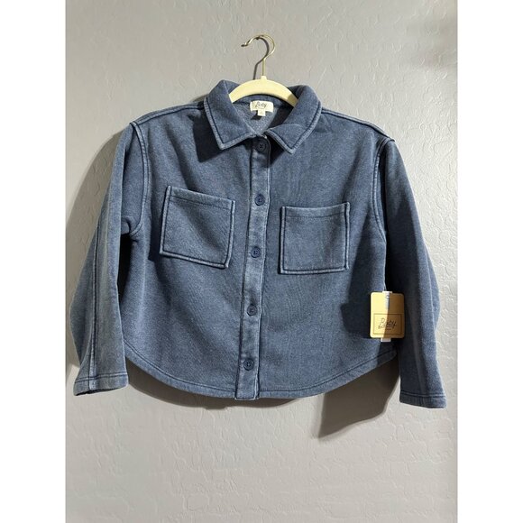 Stitch Bixby Girls Crop Knit Jacket Size 8/10 M NWT - Picture 1 of 5